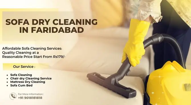 sofa dry cleaning in faridabad